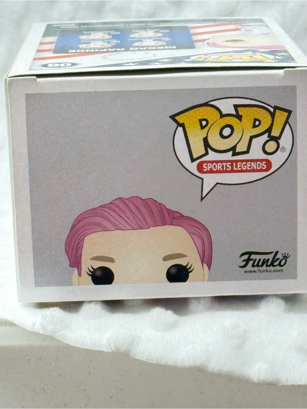 Funko Pop! Sports Legends Megan Rapinoe Vinyl Figure #06 - Pink, Purple Hair